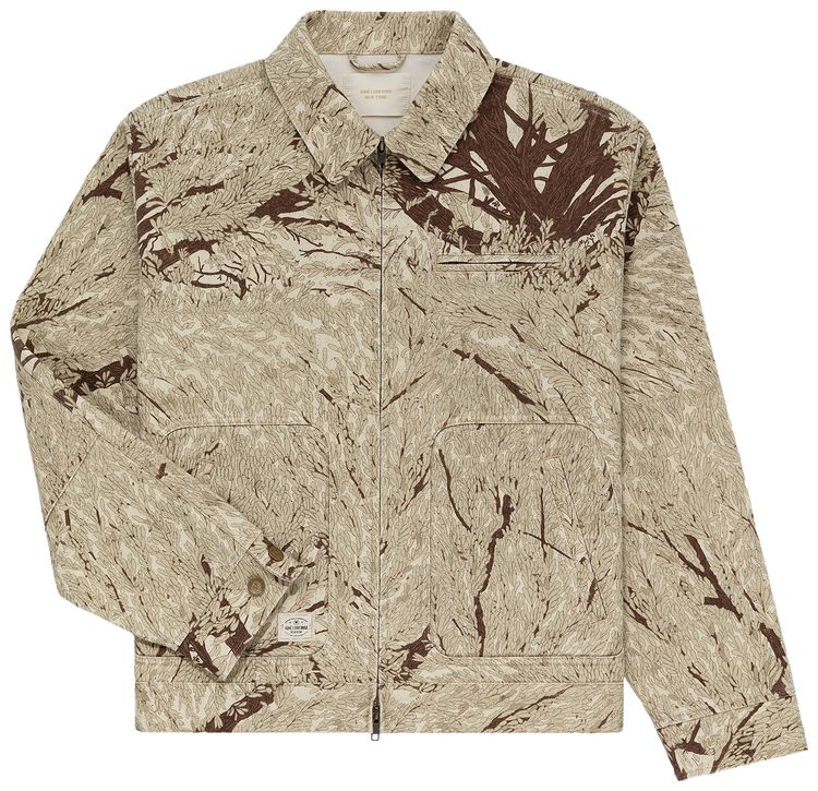 Aime Leon Dore Trapunto Workwear Jacket Sage Camo