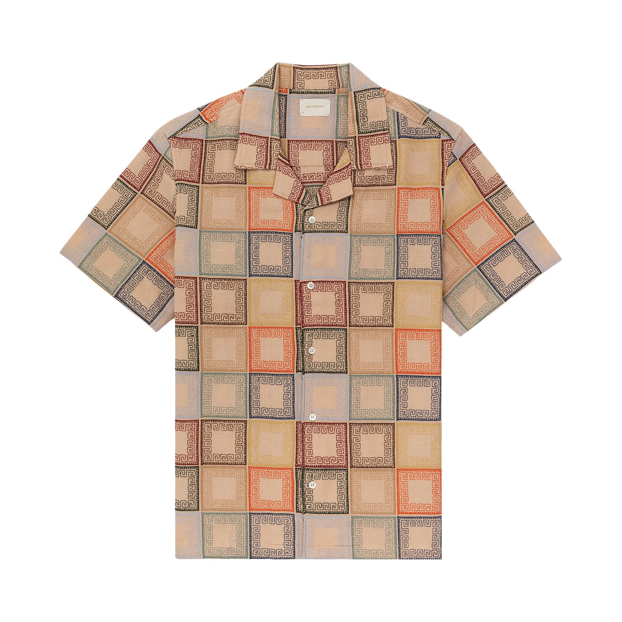 Buy Aimé Leon Dore Tea Towel Leisure Shirt 'Multicolor