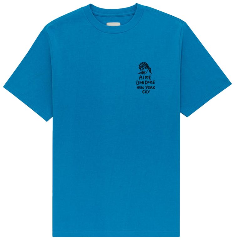 Aime Leon Dore Form Logo Tee Mediterranean Blue