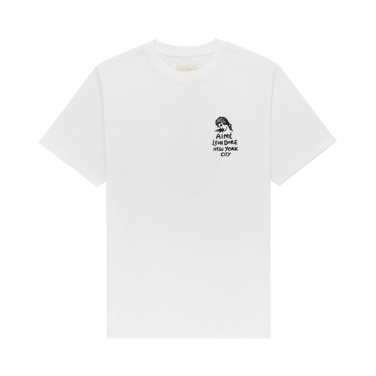Aime Leon Dore Form Logo Tee Bright White