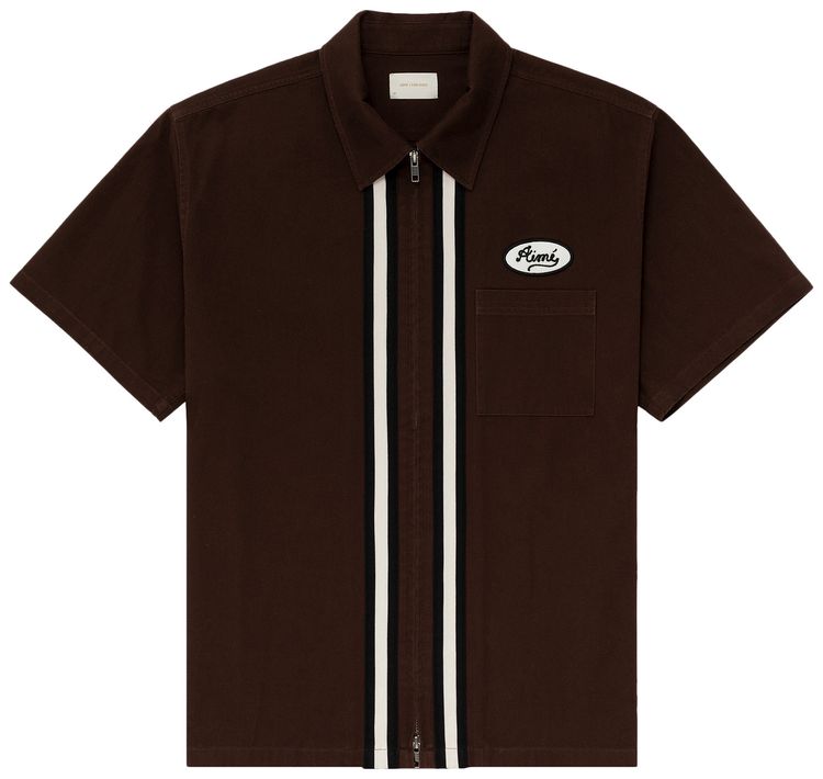 Aime Leon Dore Station Shirt Hot Fudge