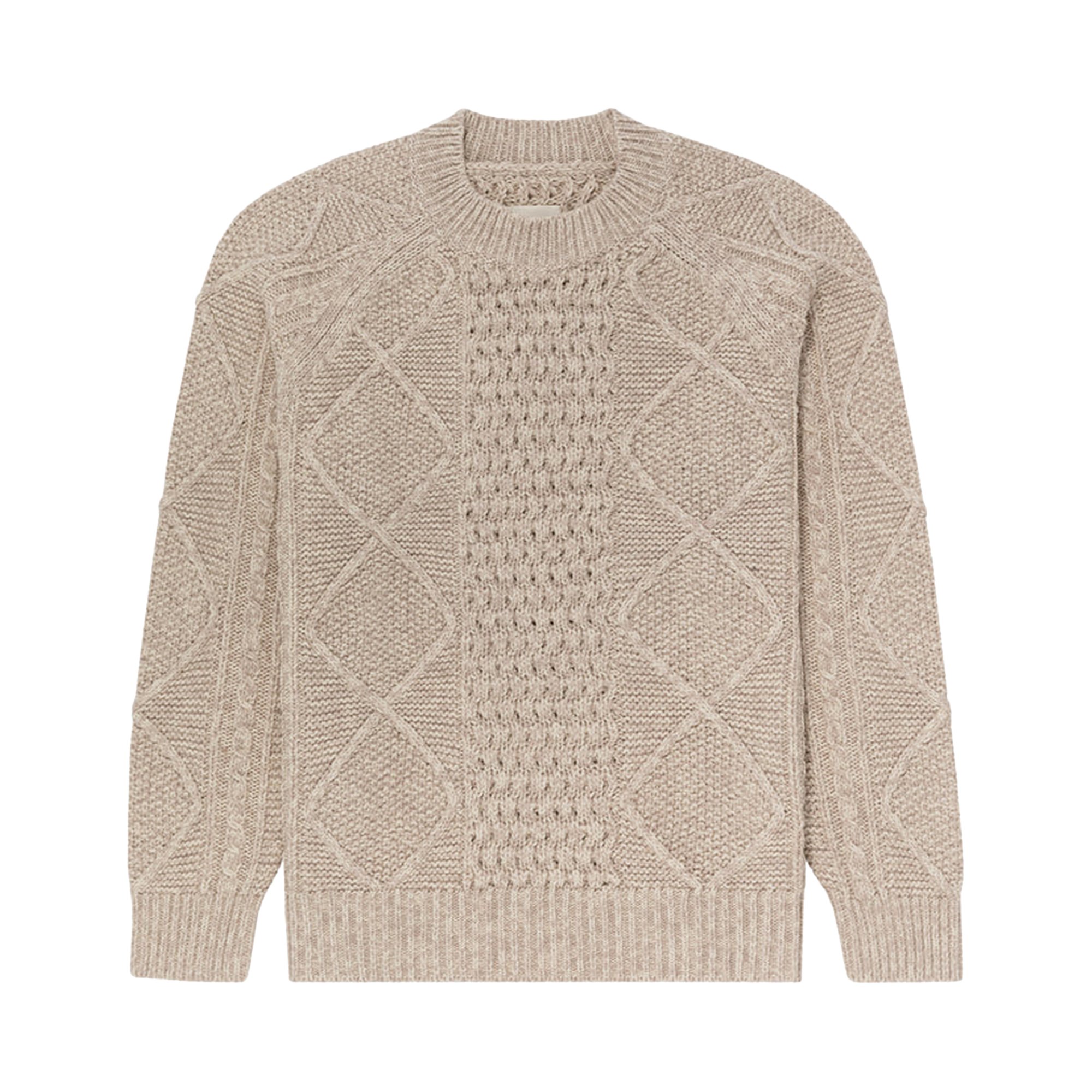 Aimé Leon Dore Cable Crewneck Sweater 'Oatmeal'