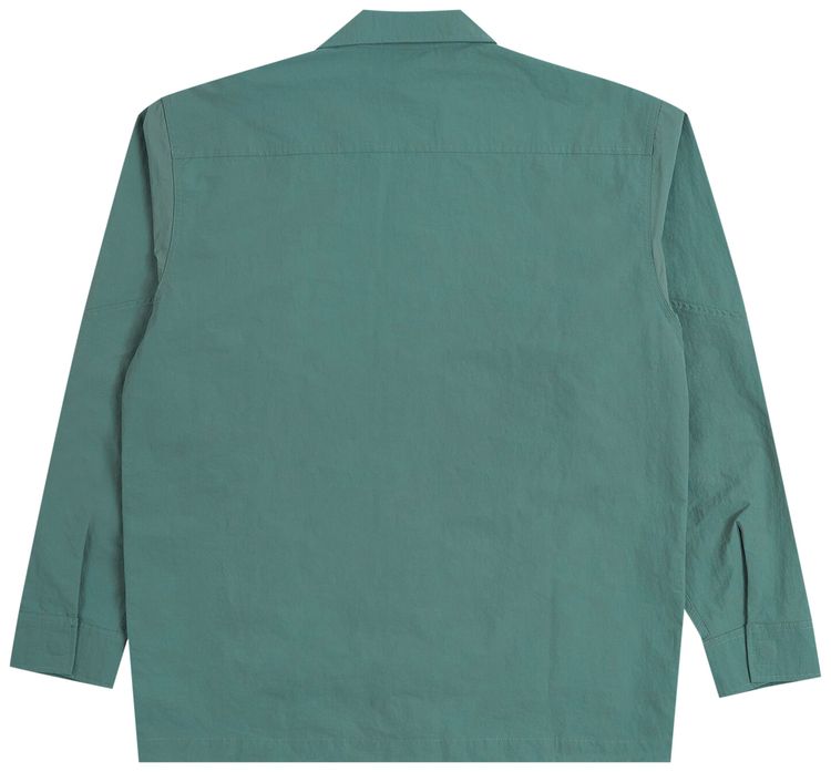 Pleasures Stare Long Sleeve Overshirt Teal