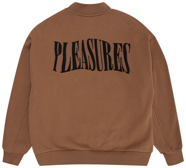 Pleasures Karat Quarter Zip Fleece Brown