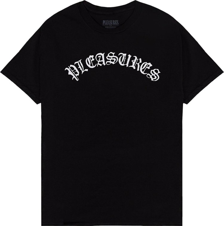 Pleasures Old E Logo T-Shirt 'Black'