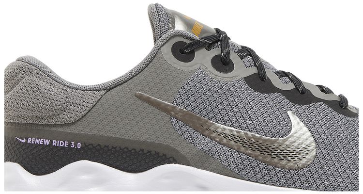 Nike Renew Ride 3 Pewter Gold Suede