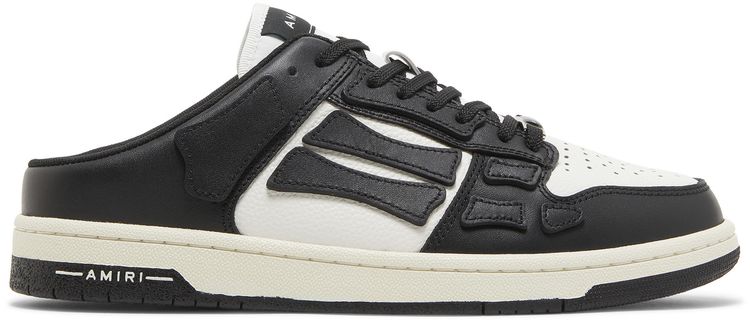 Amiri Skel Top Low Slip On Black White