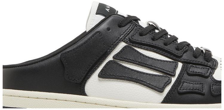 Amiri Skel Top Low Slip On Black White