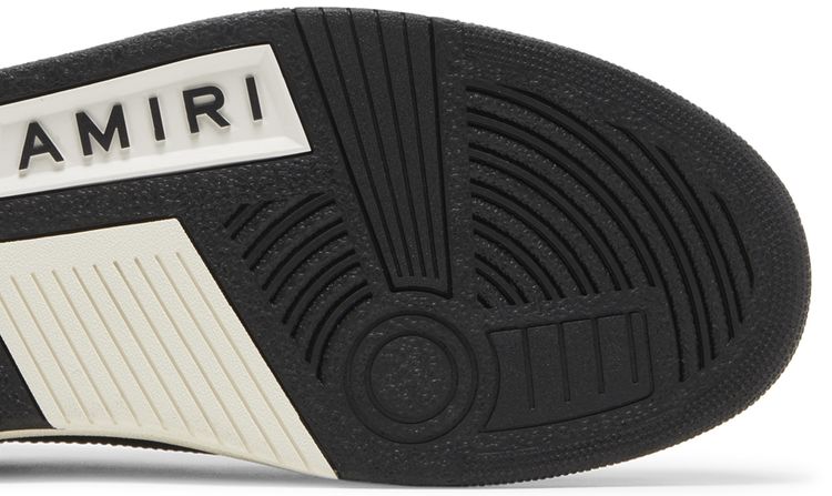 Amiri Skel Top Low Slip On Black White