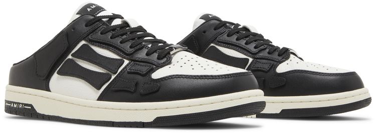 Amiri Skel Top Low Slip On Black White