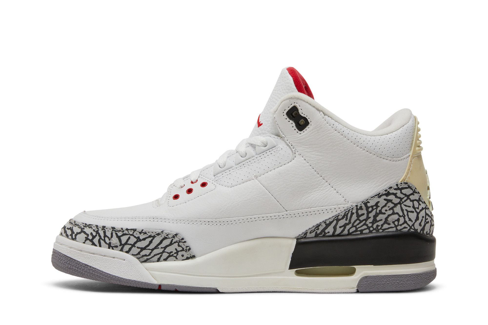 Size 8.0 Air Jordan 3 Retro 'White Cement' 2003