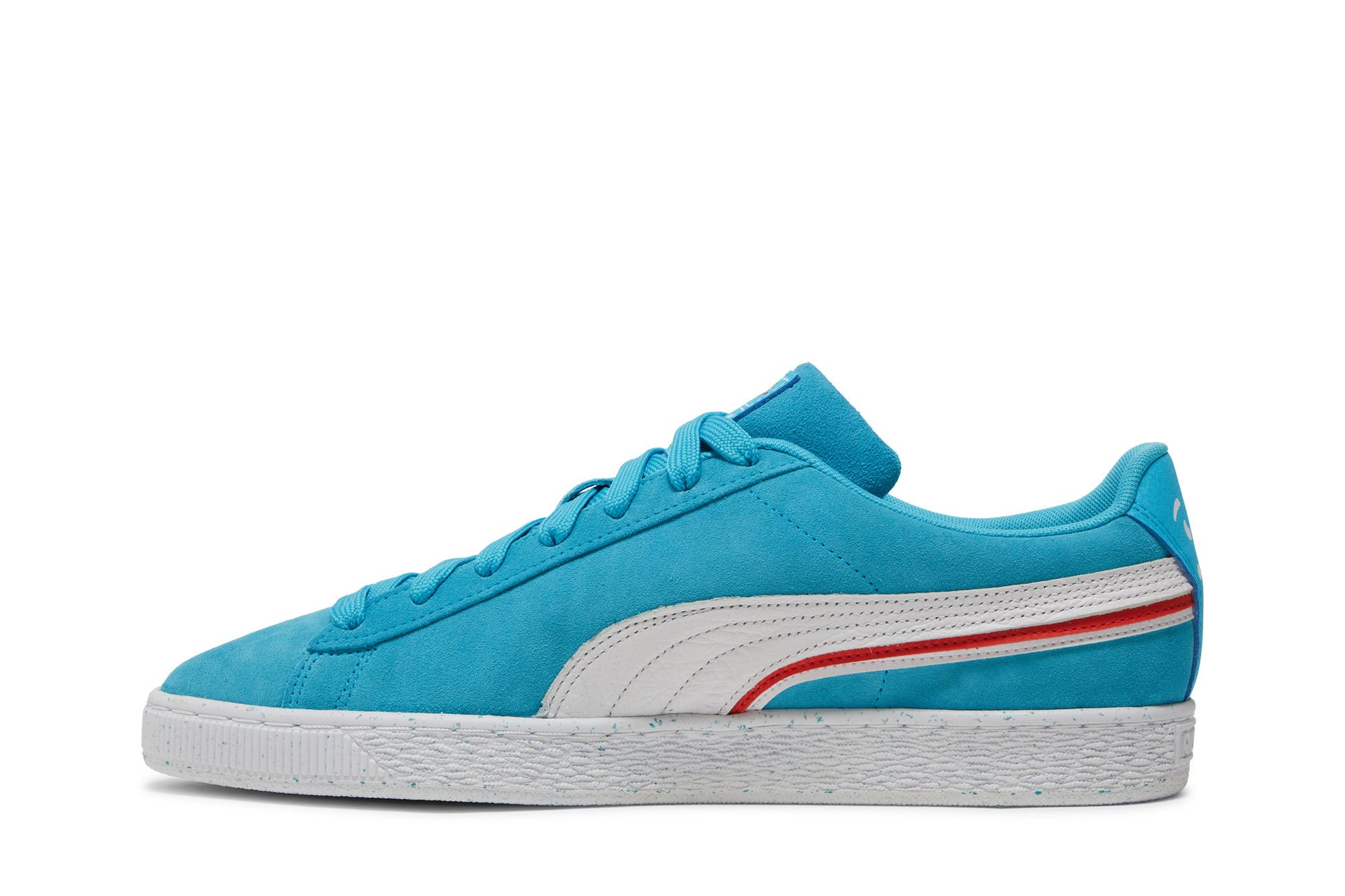 Size 12.0 Kool-Aid x Suede Triplex 'Blue Atoll Speckled'