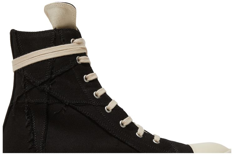 Rick Owens DRKSHDW Strobe Cotton Denim Penta High Black Milk