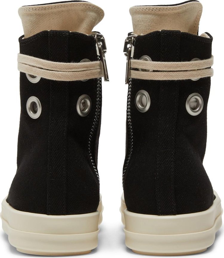 Rick Owens Wmns EDFU DRKSHDW Cotton Denim High Black Milk