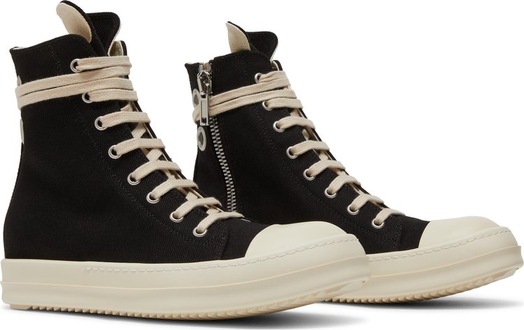 Rick Owens Wmns EDFU DRKSHDW Cotton Denim High Black Milk