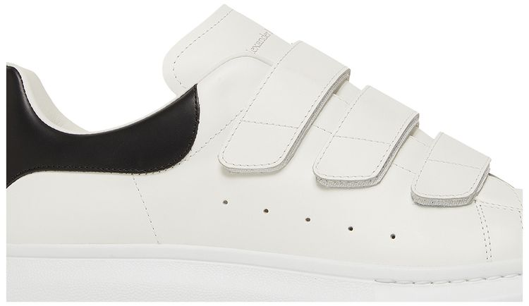 Alexander McQueen Oversized Triple Strap Sneaker White Black