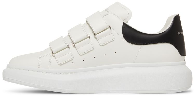 Alexander McQueen Oversized Triple Strap Sneaker White Black