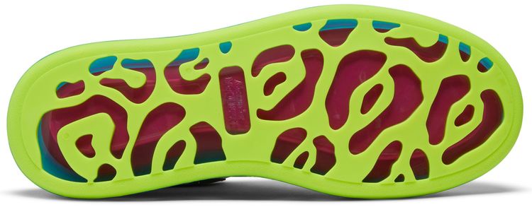 Alexander McQueen Oversized Sneaker Transparent Sole White Iridescent