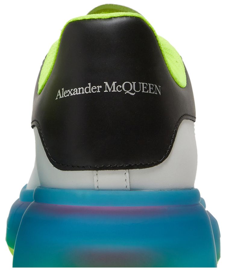 Alexander McQueen Oversized Sneaker Transparent Sole White Iridescent