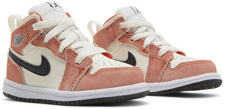 Air Jordan 1 Mid SE TD Orange Suede