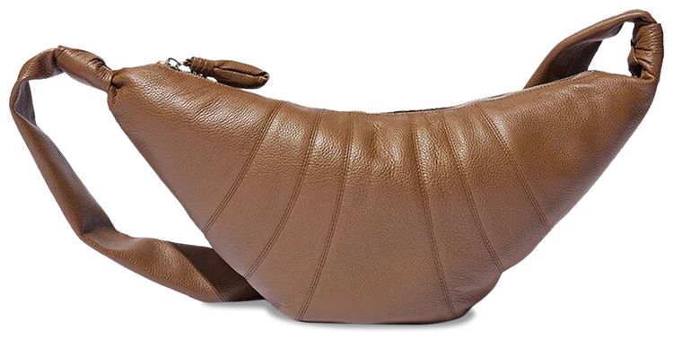 Lemaire Medium Croissant Bag Olive Brown