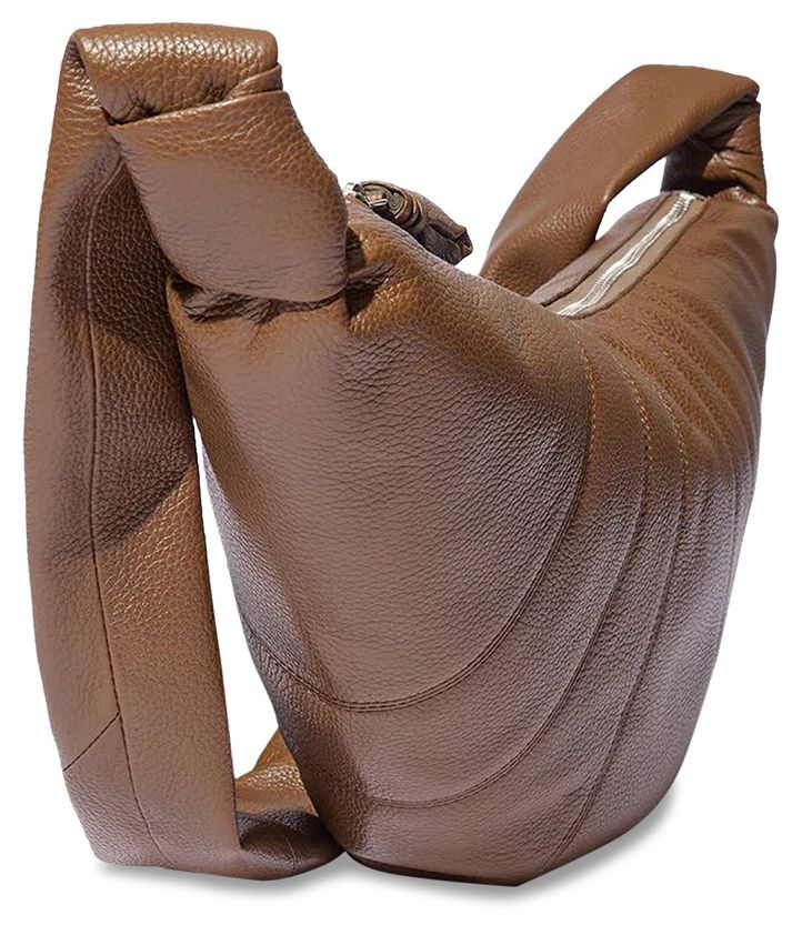 Lemaire Medium Croissant Bag Olive Brown