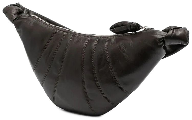 Lemaire Small Croissant Bag Dark Chocolate