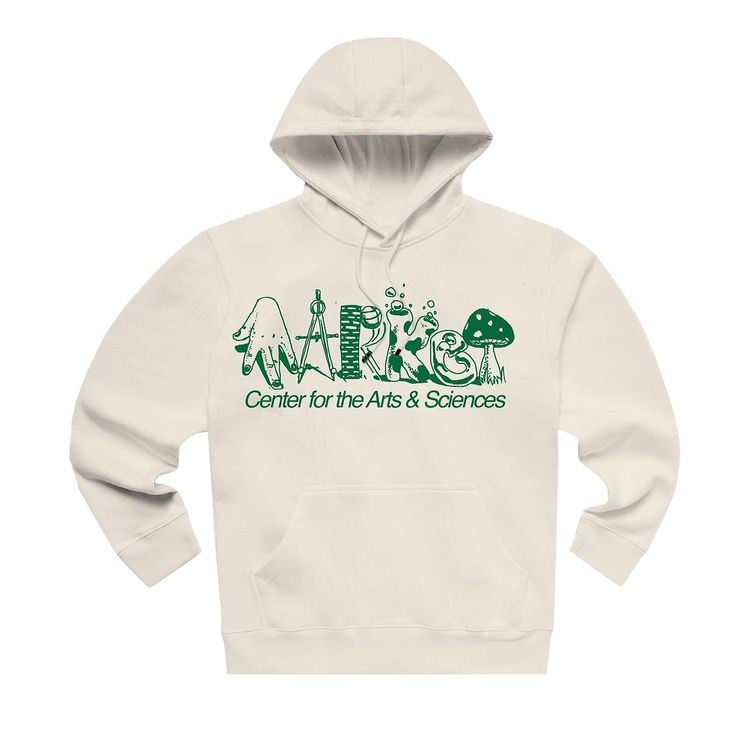 Market Smiley Arts  Sciences Hoodie Ecru