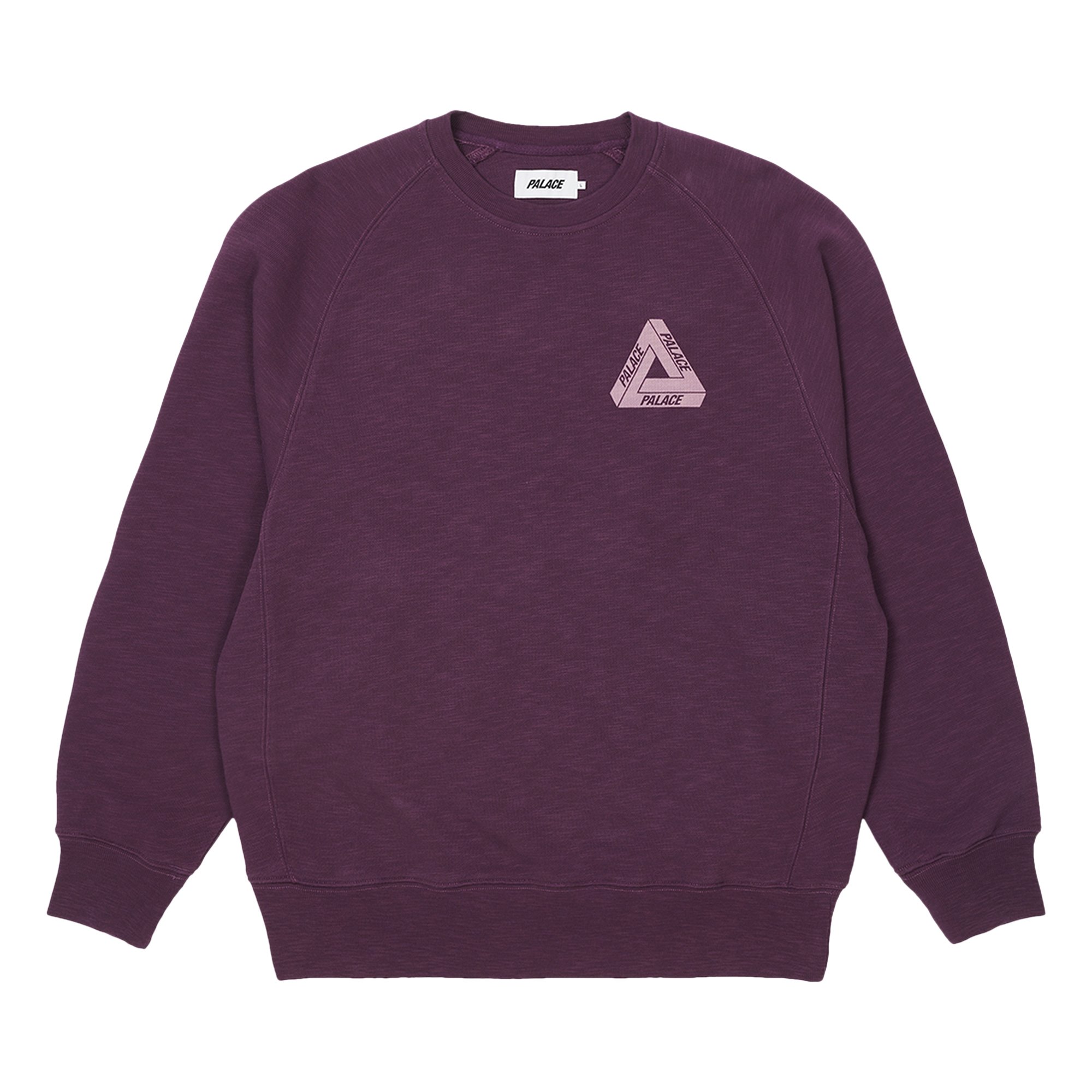 Palace Tri-Ferg Slub Crew 'Purple'