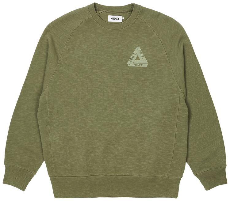 Palace Tri Ferg Slub Crew Olive