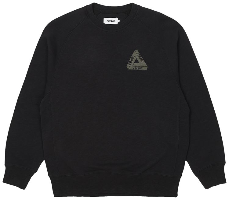 Palace Tri Ferg Slub Crew Black