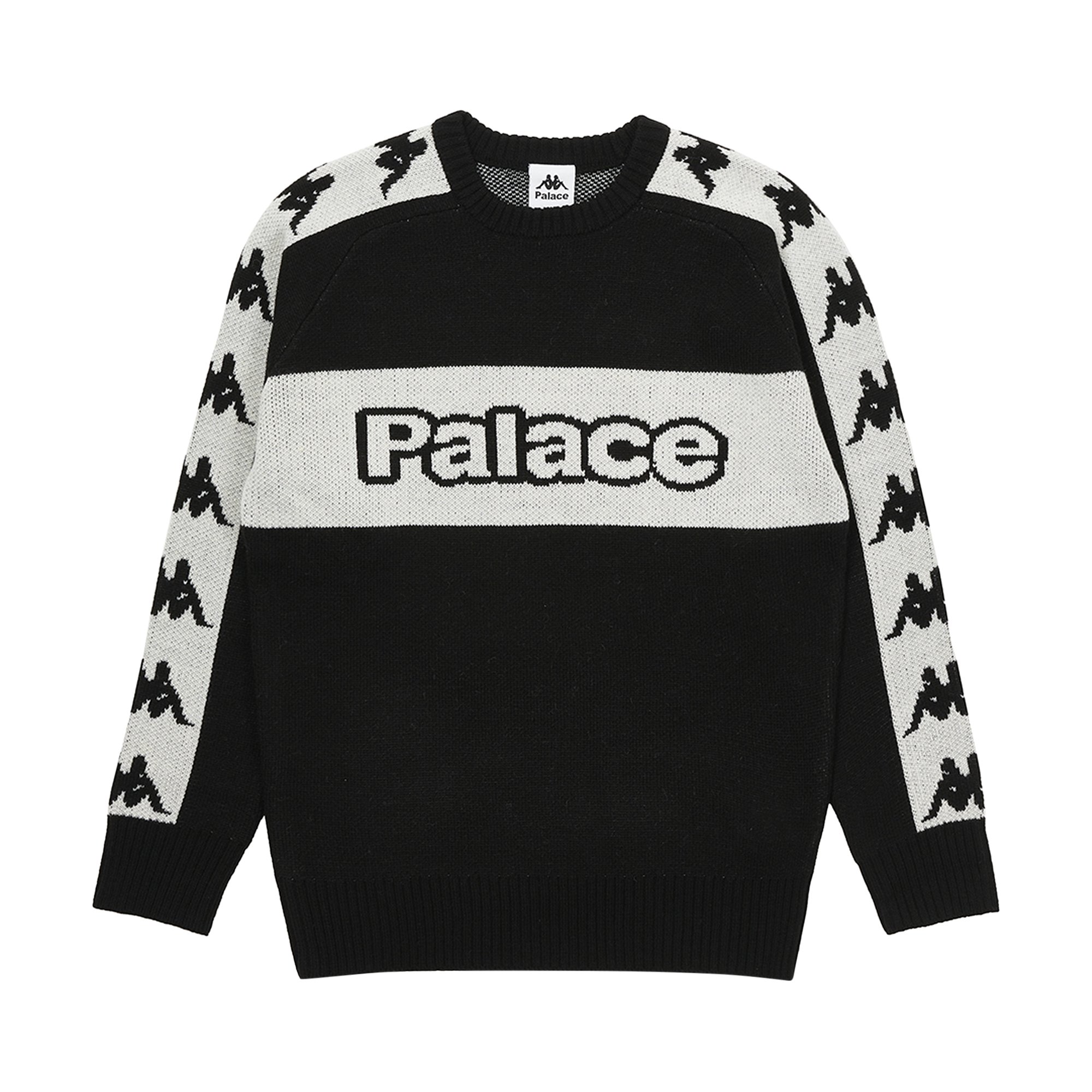 Buy Palace x Kappa Knit 'Black' - P21KPKW002 | GOAT SA