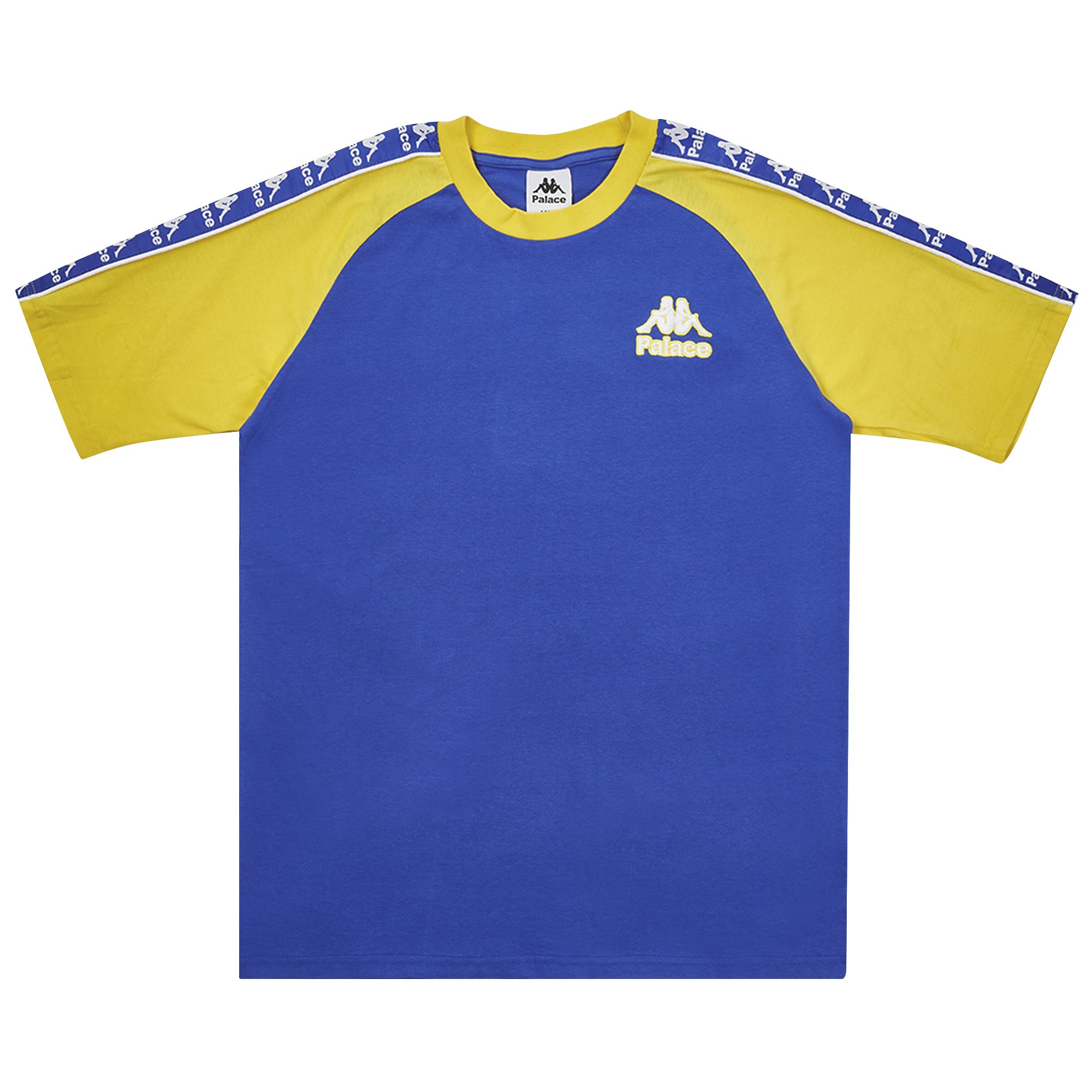 Palace x Kappa Classic Raglan T-Shirt 'Blue/Yellow'