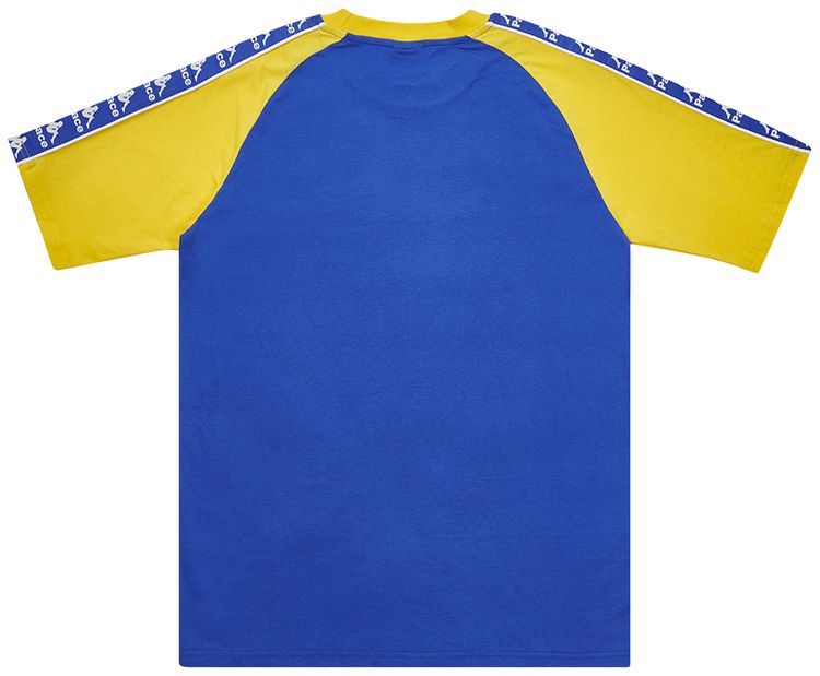Palace x Kappa Classic Raglan T Shirt BlueYellow