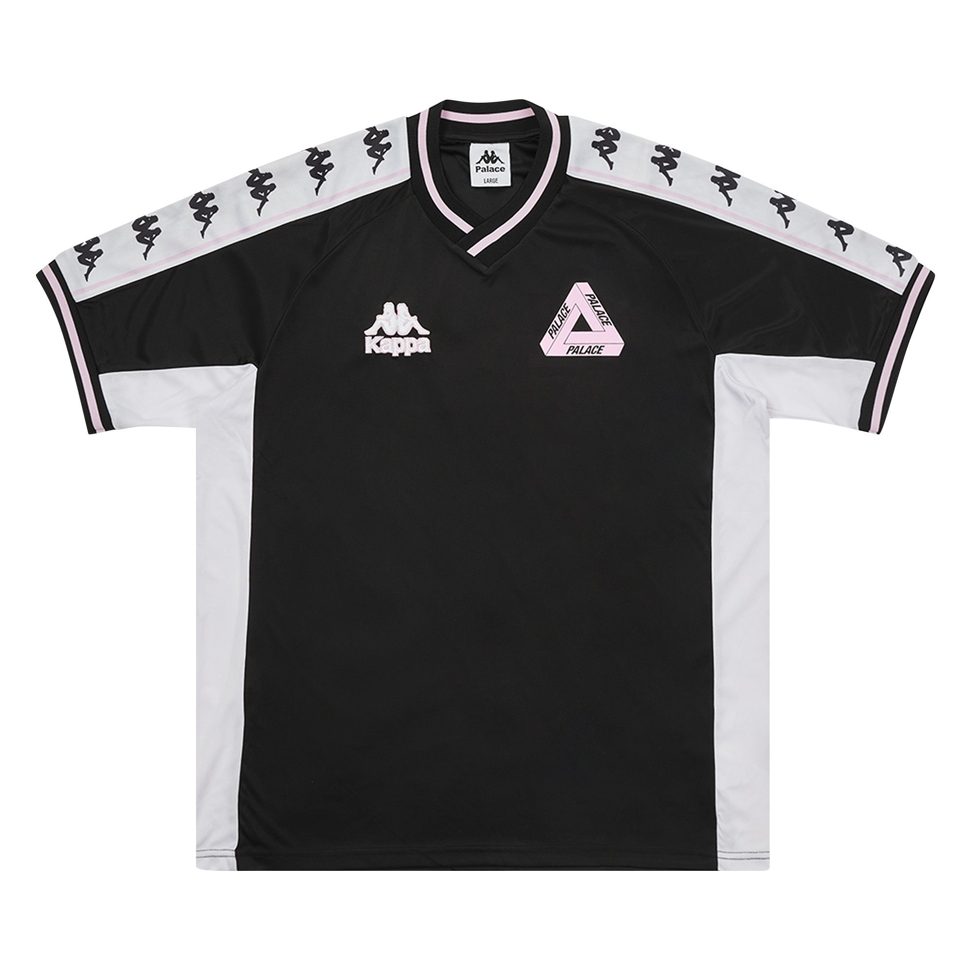 Buy Palace x Kappa Jersey 'Black' - P21KPES001 | GOAT