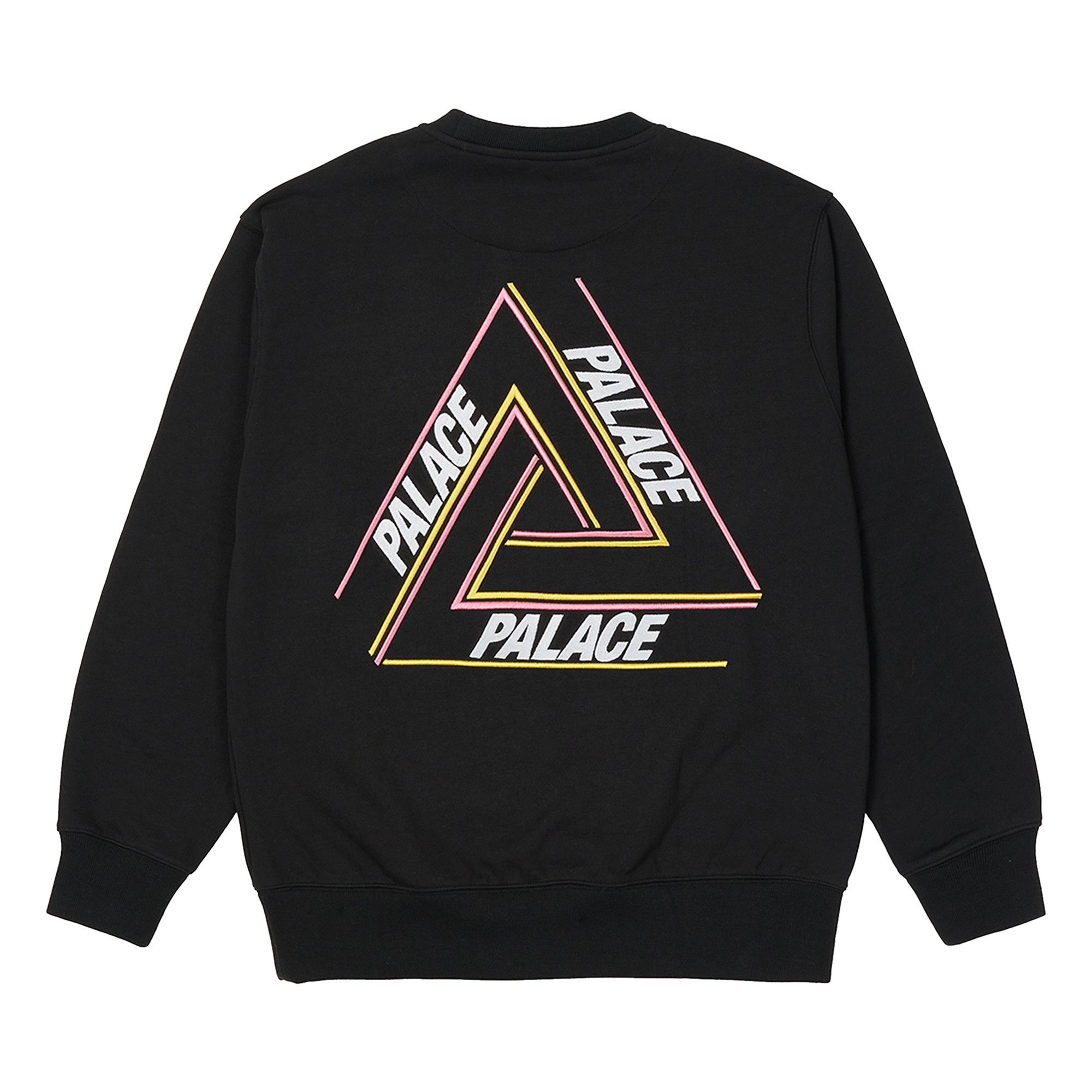 ★25SS WEEK2★Palace Basically A Crew Buy Palace Basically A Tri-Ferg Crew 'Black' - P21CW008 | GOAT