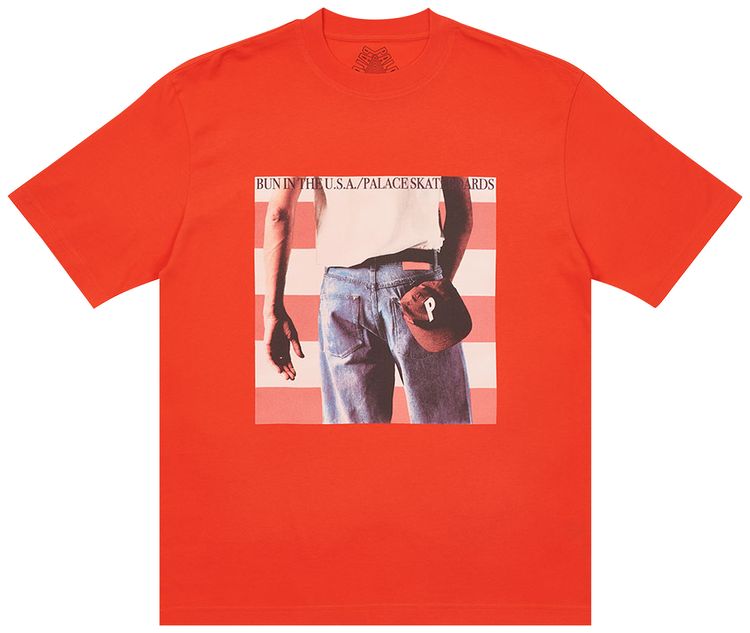 Palace Born To Bun T Shirt Red