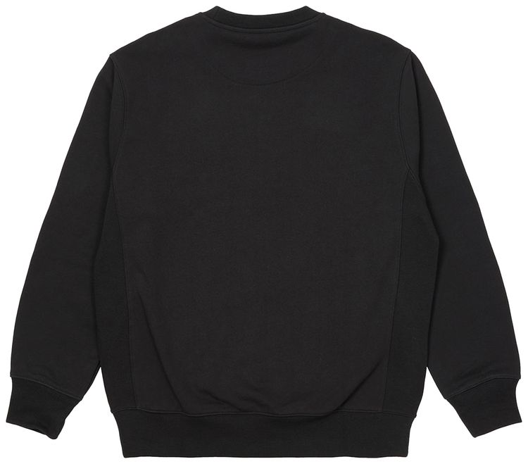 Palace Square Patch Crew Black