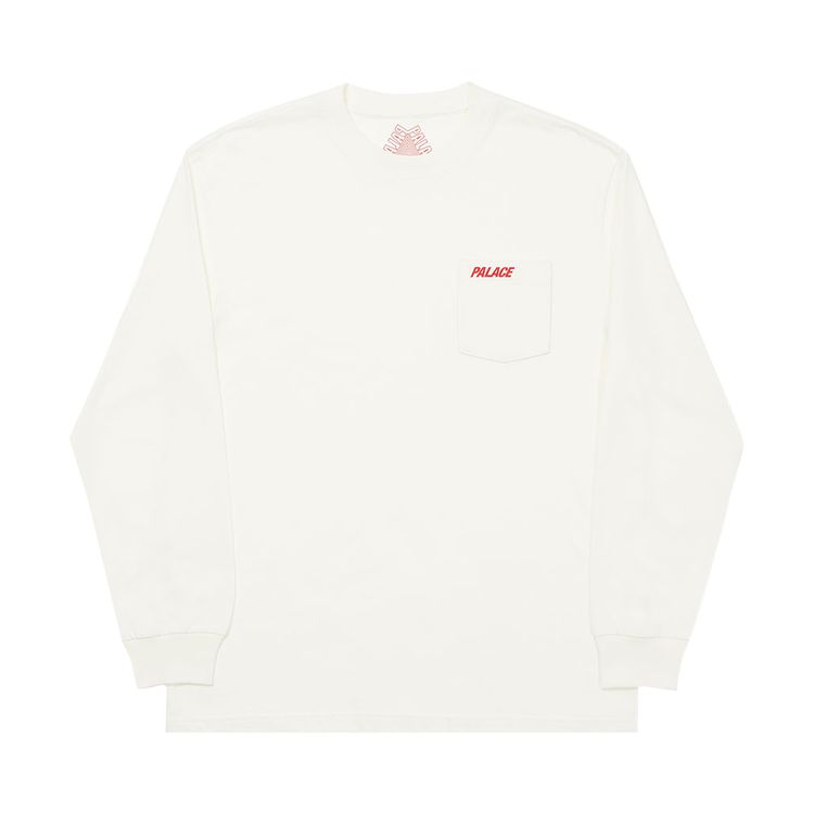 Palace Classic Pocket Long Sleeve White