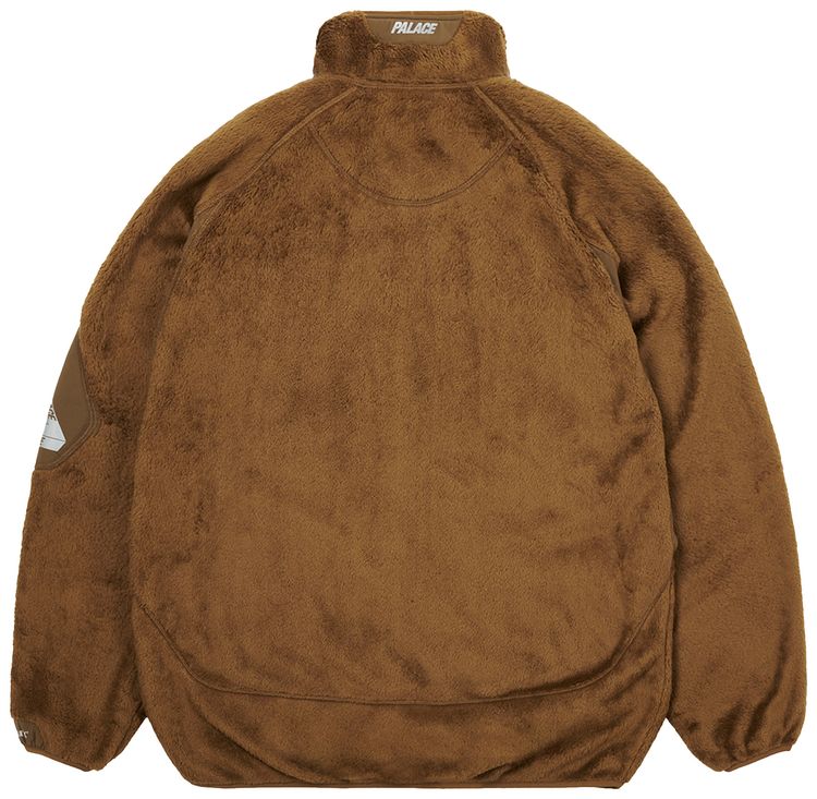Palace Polartec High Loft Track Jacket Brown