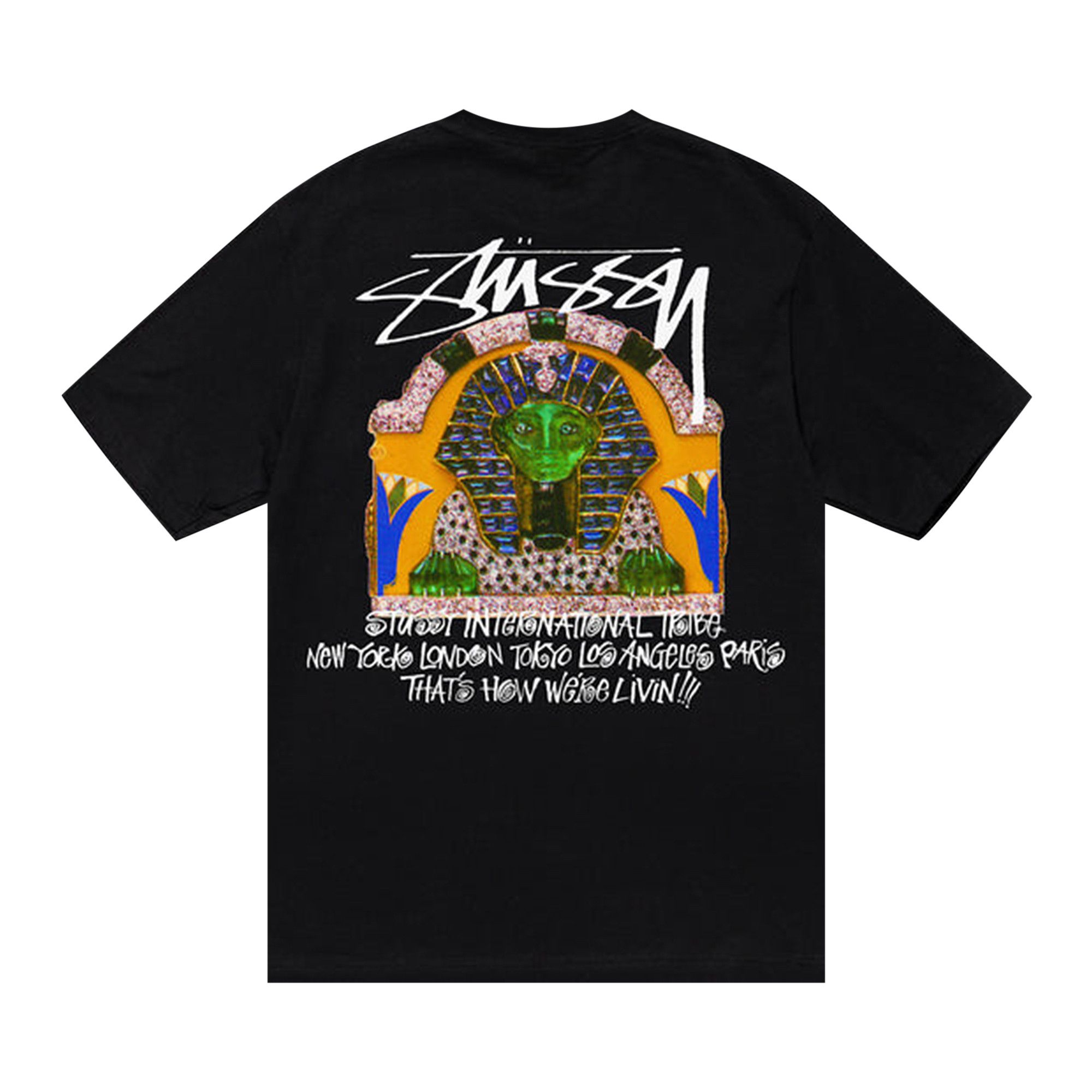 Buy Stussy Sphinx Tee 'Black' - 1904874 BLAC | GOAT