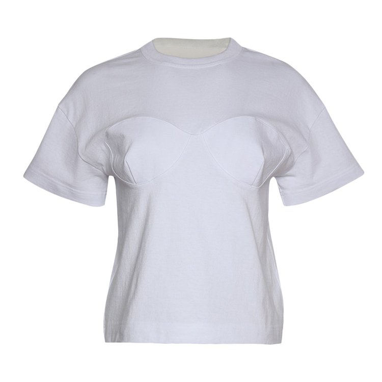 Sacai Jersey T-Shirt 'Off White'