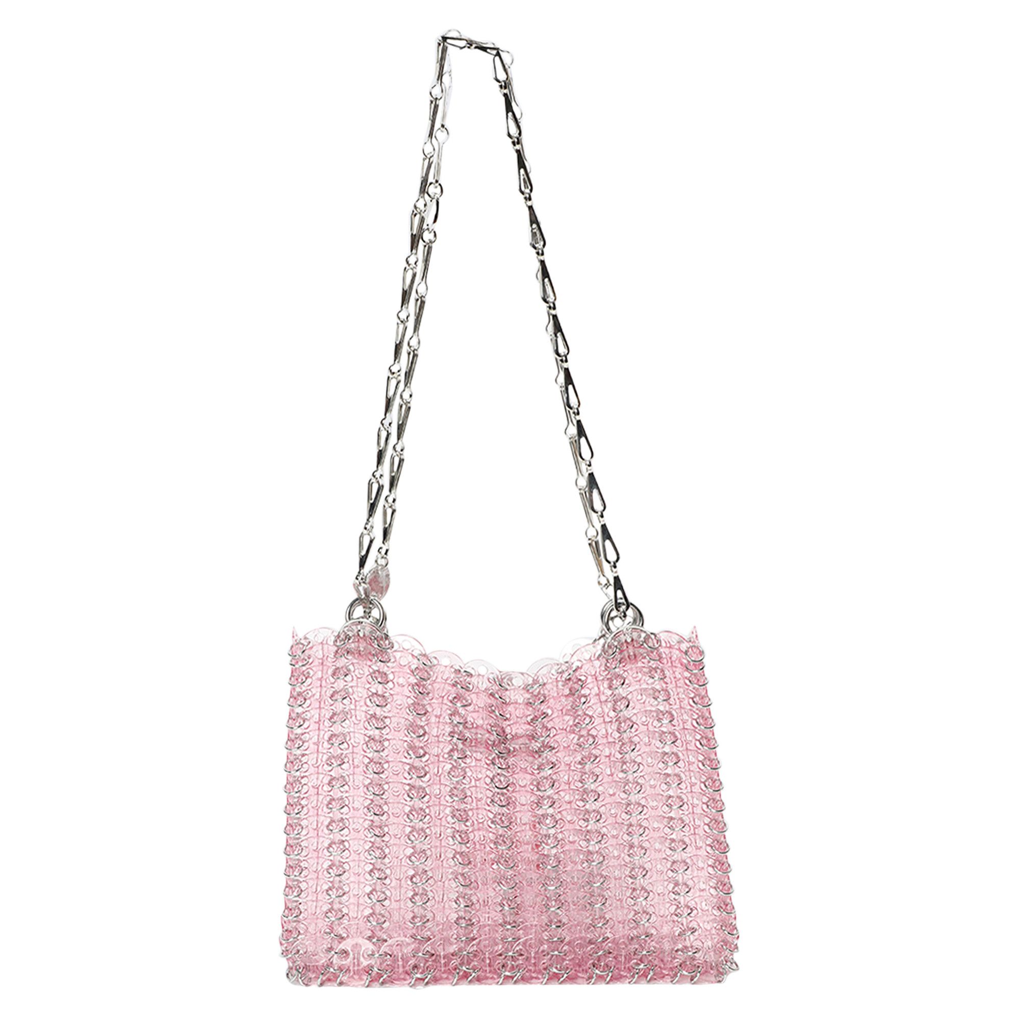 Buy Paco Rabanne 1969 Shoulder Bag Transparent Pink 23PSS0007PLX104 P665 GOAT
