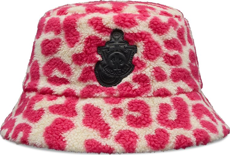 Moncler Genius x JW Anderson Cheetah Print Bucket Hat Light Pink