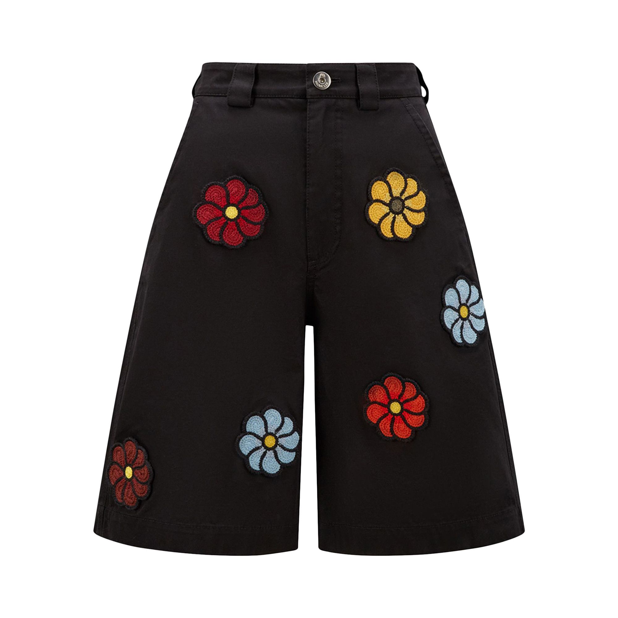 新品 モンクレール×JW ANDERSONマクラメフラワーショートパンツ S Buy Moncler Genius x JW Anderson Floral Detailed Shorts