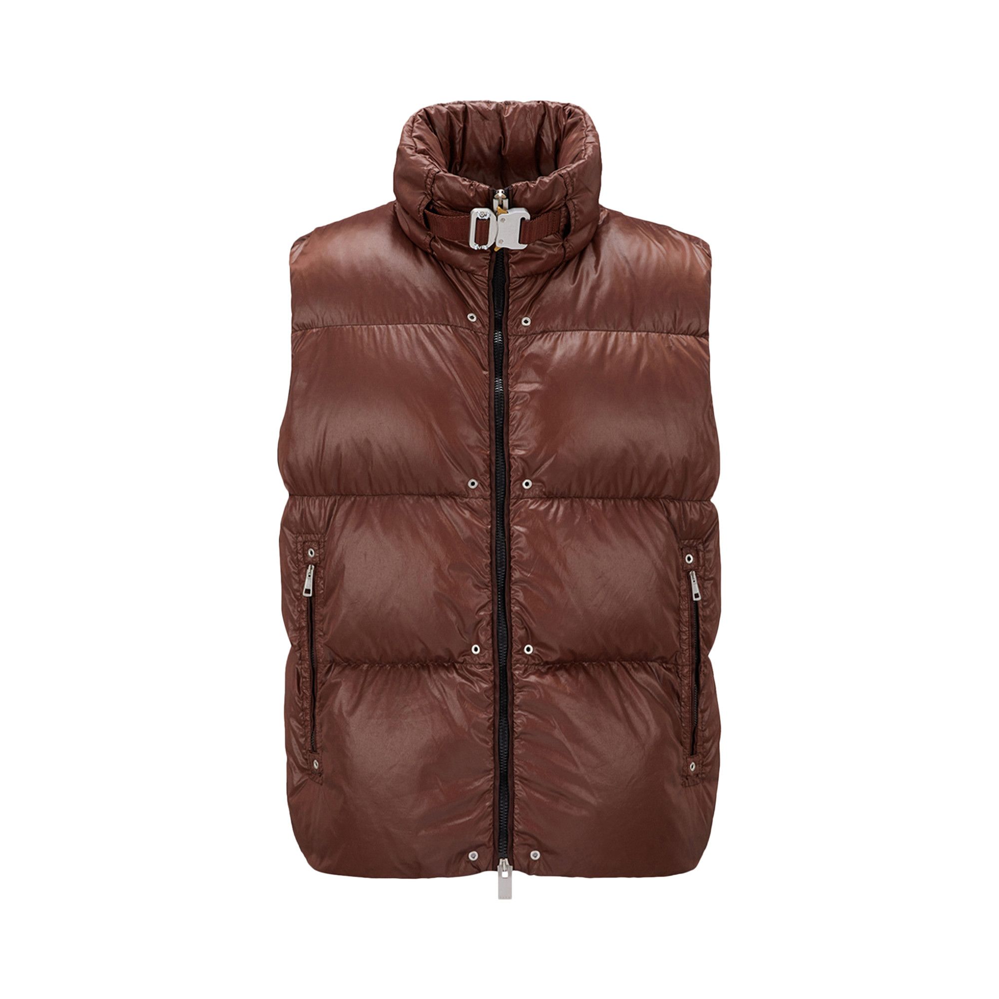 Burgundy moncler vest top