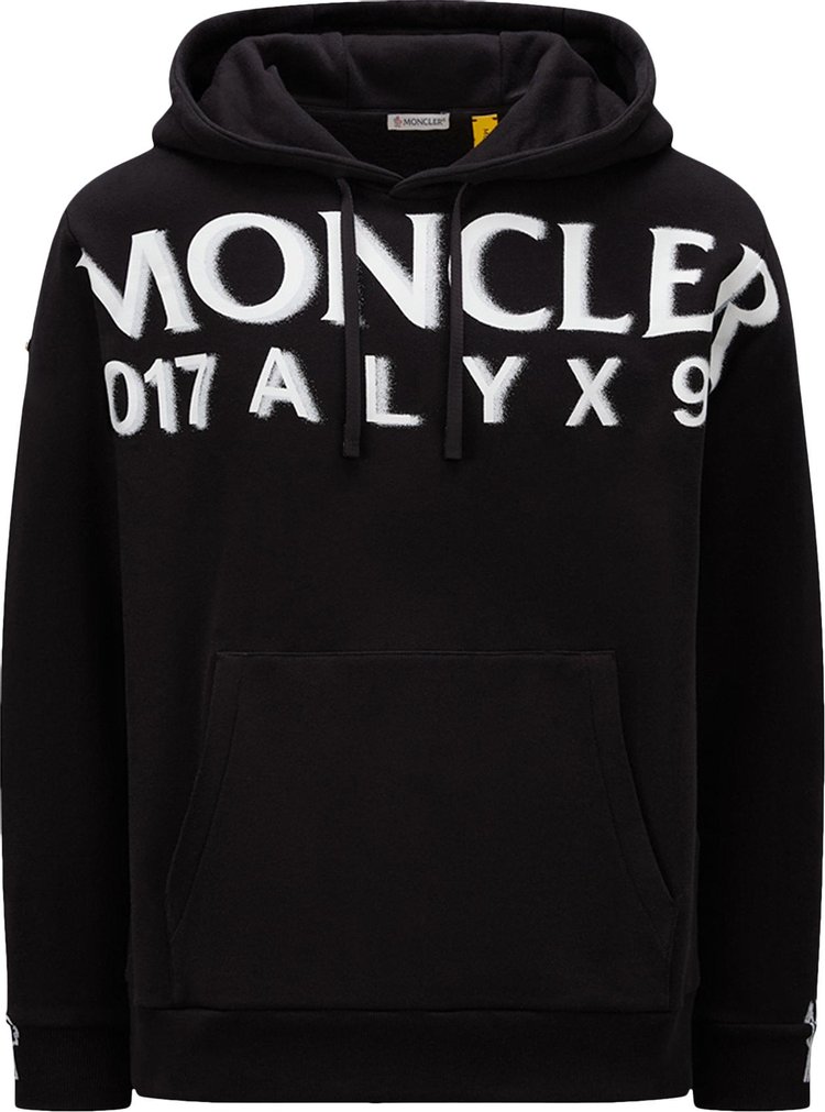 Moncler Genius x 1017 ALYX 9SM Logo Hoodie 'Black'