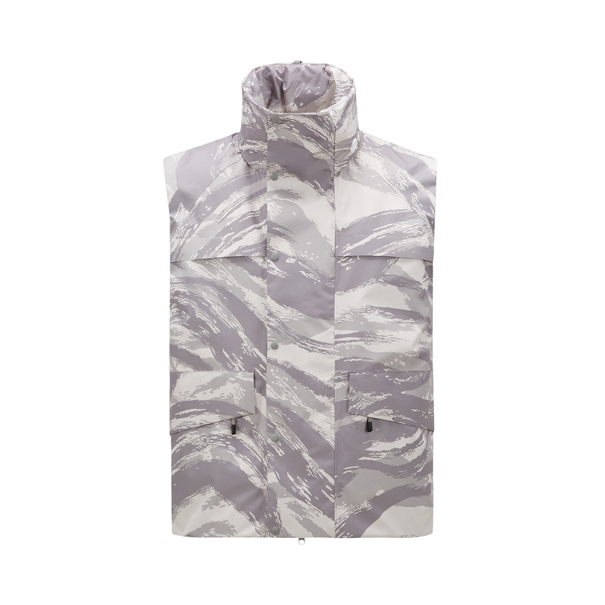Buy Moncler Genius Hyke Vanil Print Vest 'Grey' - 1A00005 M2914