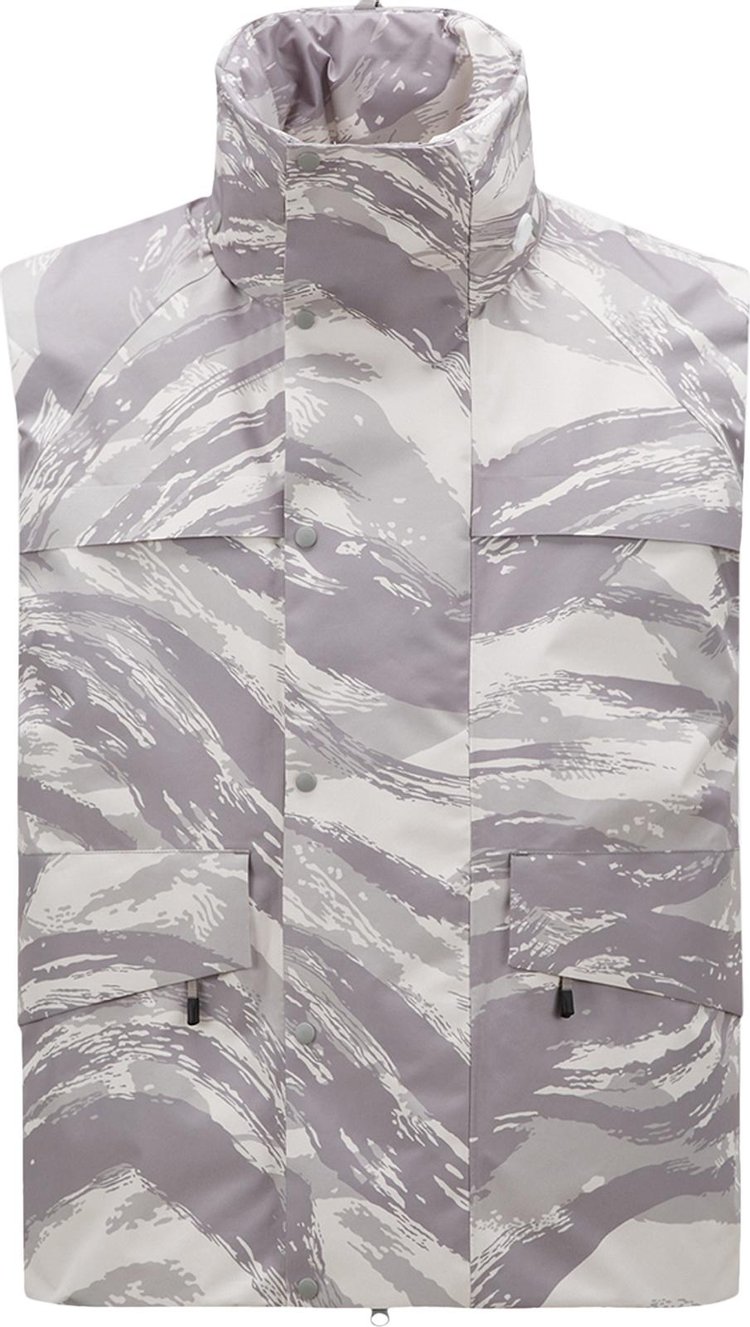 Moncler Genius Hyke Vanil Print Vest 'Grey'