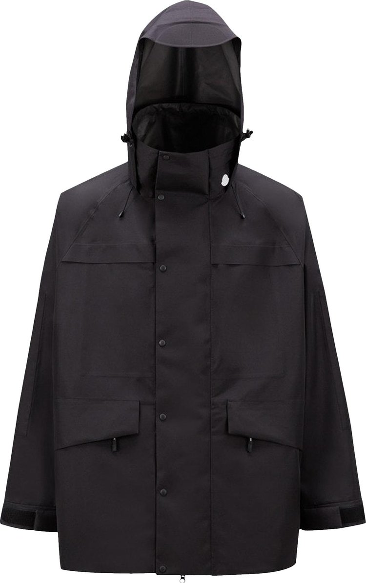 Moncler Genius Rhonestock Short Parka Coat 'Black'